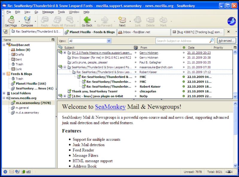 1 SeaMonkey Mail Client as Outlook Alternatives