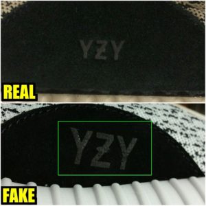 adidas outer logo 2: Adidas Yeezy boost authentic