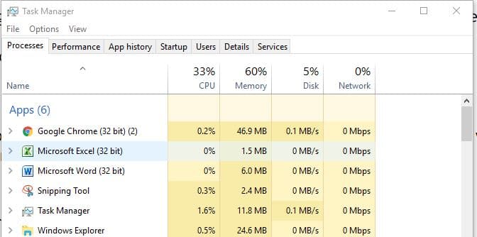 2 End Google chrome process in Task manager